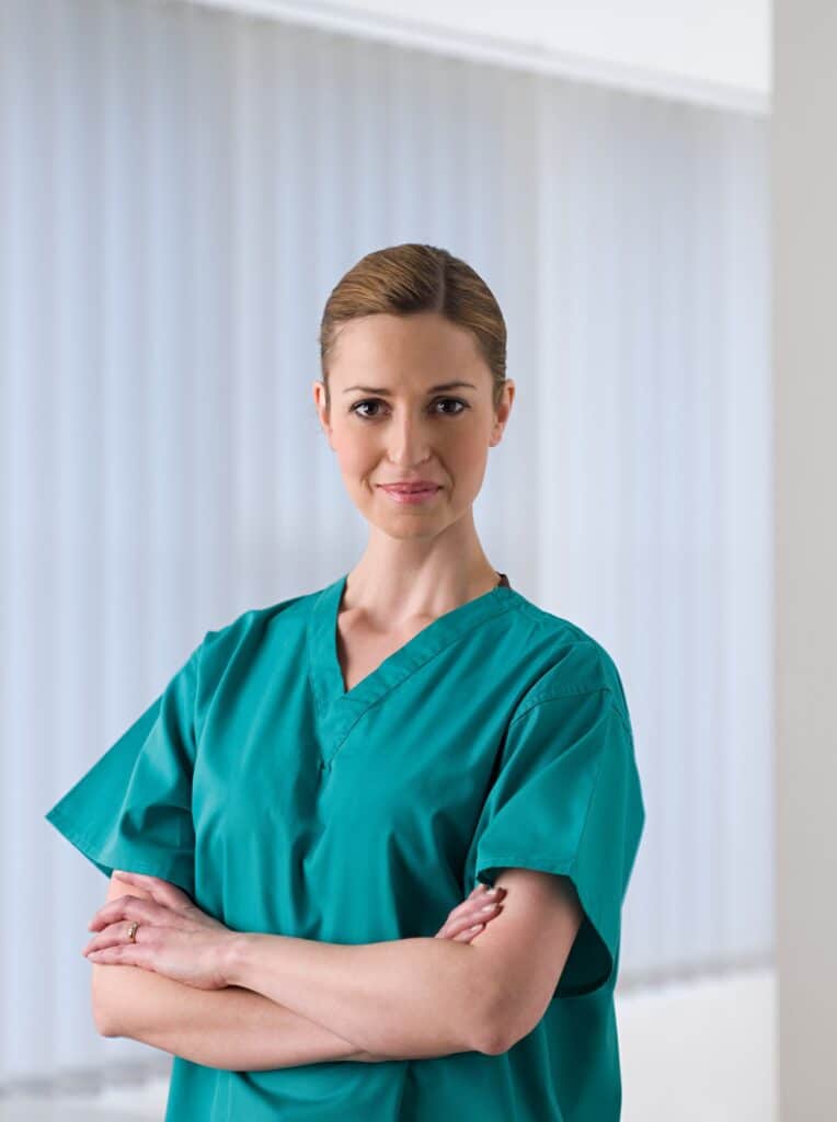 Portrait of a female nurse